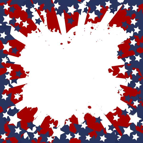 Arka plan ile ABD bayrağı çerçeve mesajın için — Stok fotoğraf
