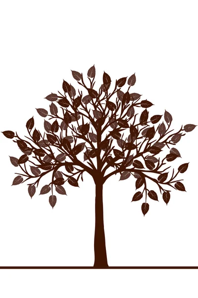Анотація Браун дерево — стокове фото