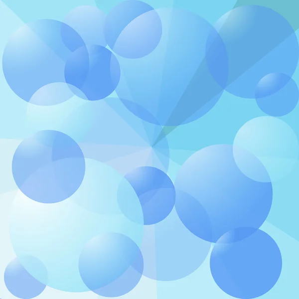 Abstraktní pozadí s modrými bublinami — Stock fotografie