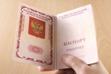 Rus pasaportu el seyahat.