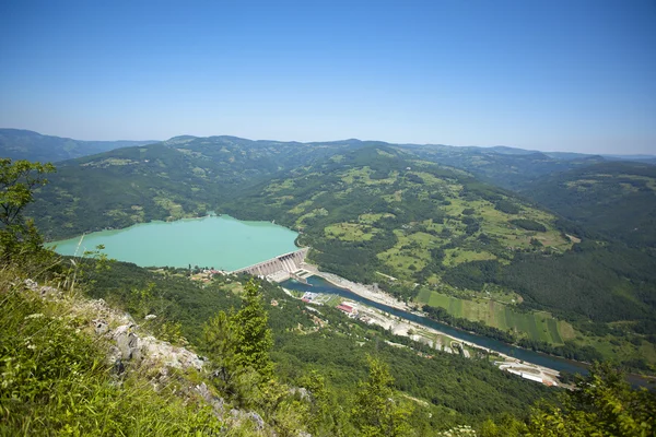 水力発電所、perucac ダム — ストック写真