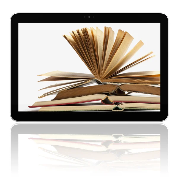 E-bok e-reader tablet PC — Stockfoto