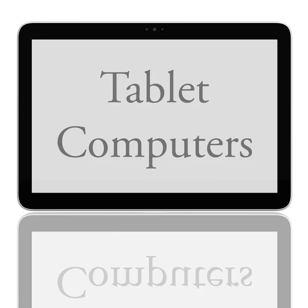Obecný tabletový počítač — Stock fotografie