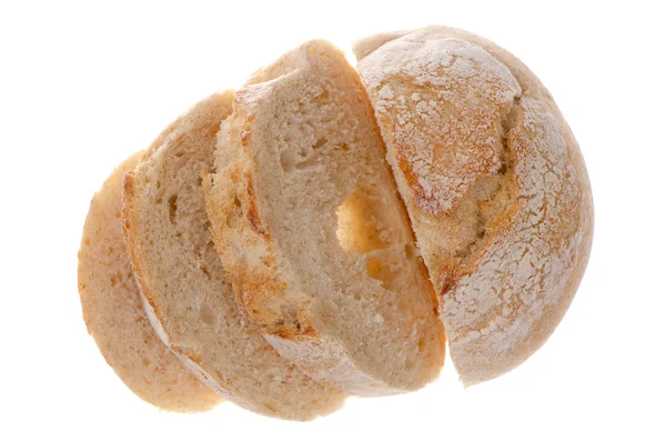 Άσπρο ψωμί σε φέτες — Φωτογραφία Αρχείου