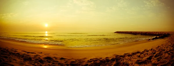 stock image Sunset on the beach