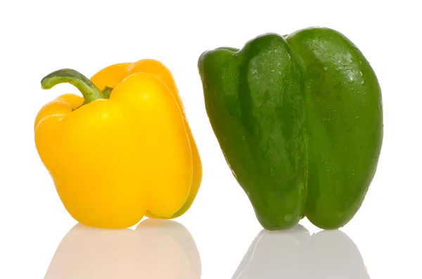 Due peperoni freschi — Foto Stock
