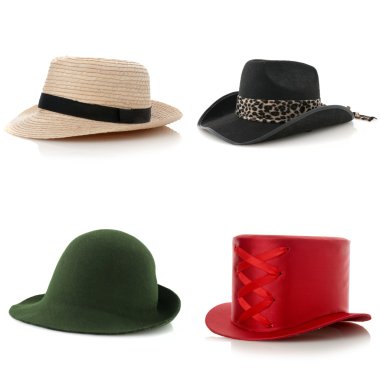 Set of hats clipart