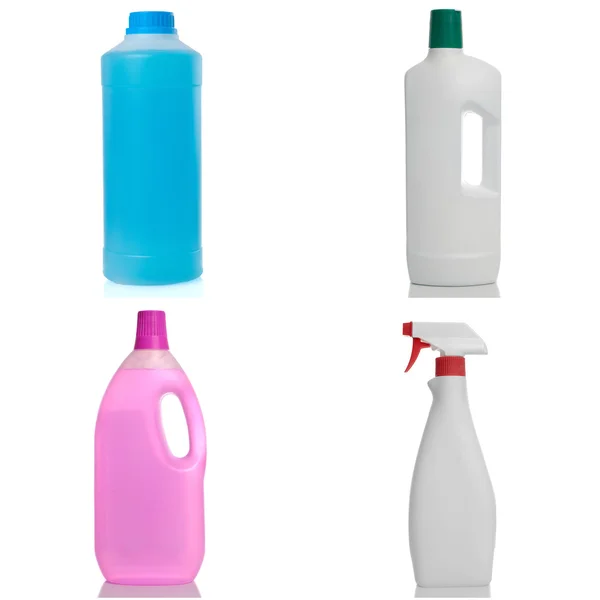 stock image Set of plastic bottles