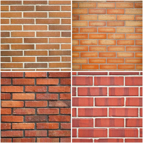 Red brick textures — Stock Photo, Image
