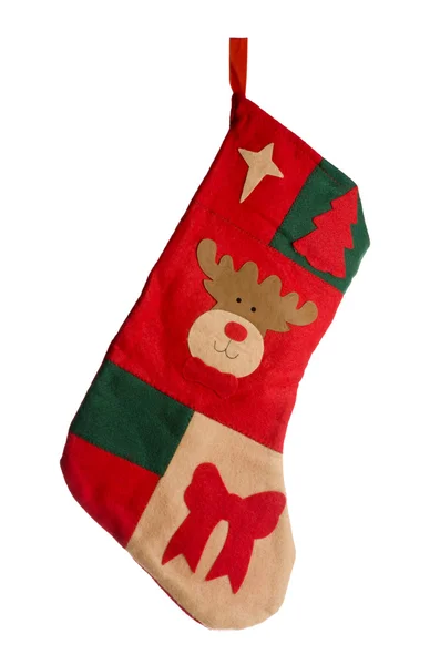 Christmas red stocking — Stock Photo, Image