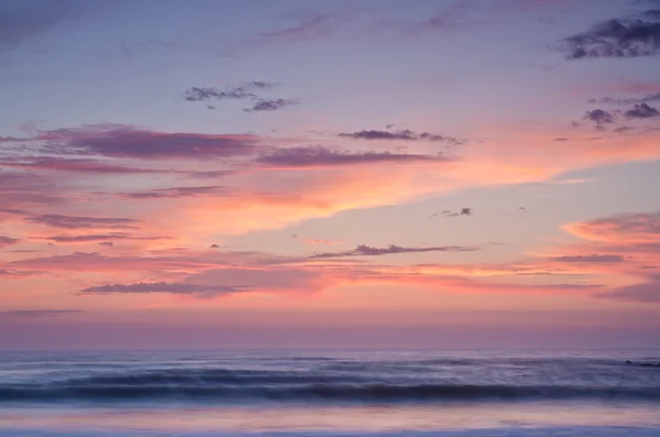 日落在海滩上 — 图库照片