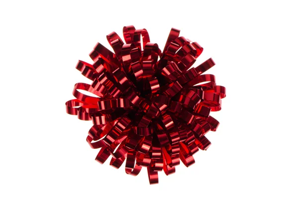 Verpackung rote Schleife — Stockfoto
