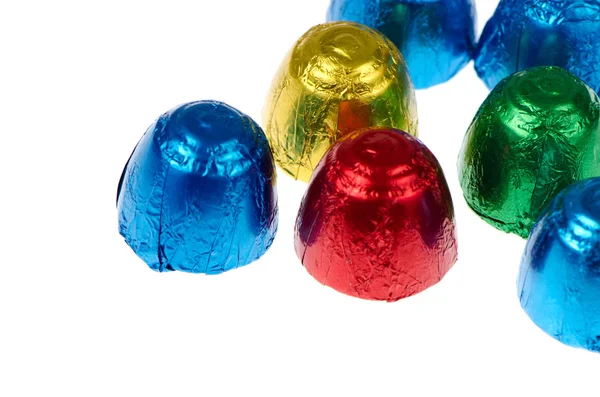 Kolorowe czekoladki — Zdjęcie stockowe