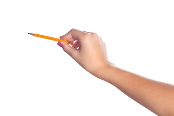 Kalem ile gösteren — Stok fotoğraf