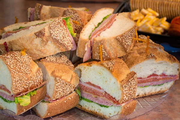 Партія сендвіч — стокове фото