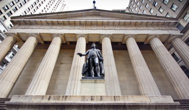 Federal Hall NYC clipart