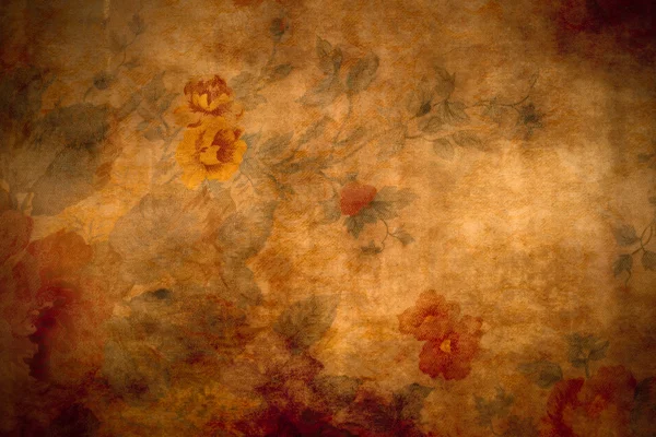 Textura floral antigua — Foto de Stock