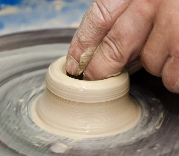 Ruční výroba keramiky — Stock fotografie