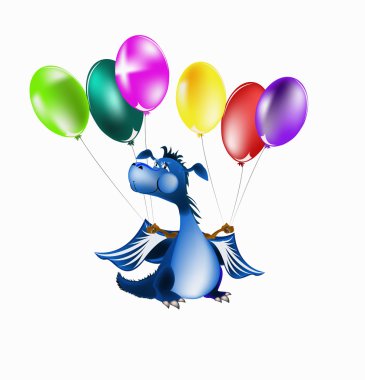 Koyu mavi ejderha yeni yıl'ın 2012 bir sembolü