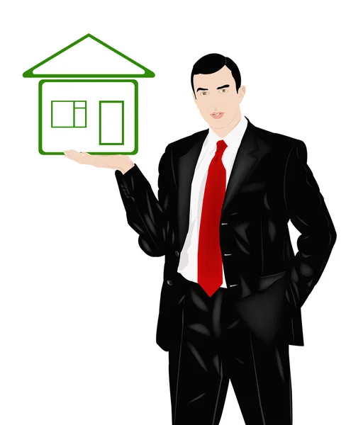 New apartment house for the businessman — Stock Photo, Image