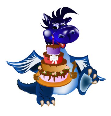 koyu mavi ejderha yeni yıl