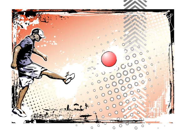 Kickball — Image vectorielle