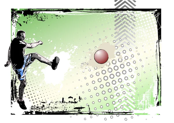 Affiche de kickball 2 — Image vectorielle