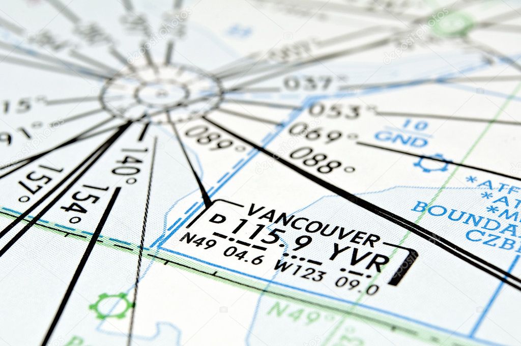 Vancouver aeronautical map. Stock Photo by ©FER737NG 7120135