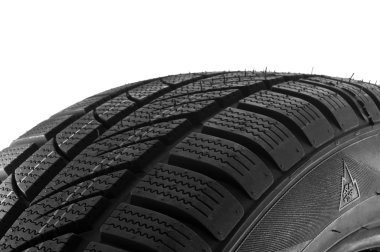 Winter tire close up. clipart