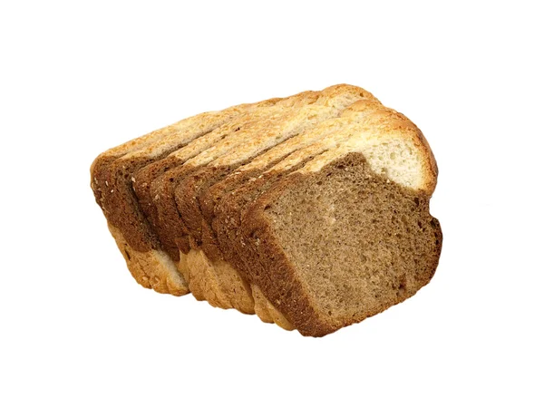 Frisches Brot in Scheiben. — Stockfoto
