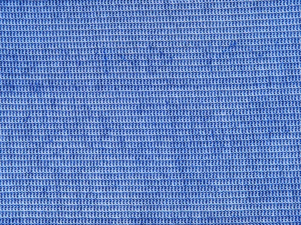 青い綿のファブリックのテクスチャ パターン. — Stock fotografie