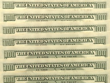 ABD Doları banknot.