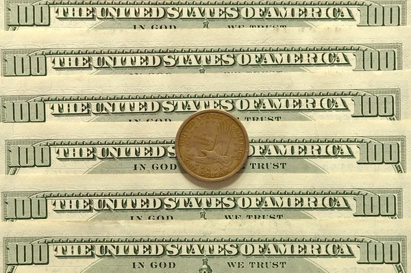 Банкноти долар США . — стокове фото