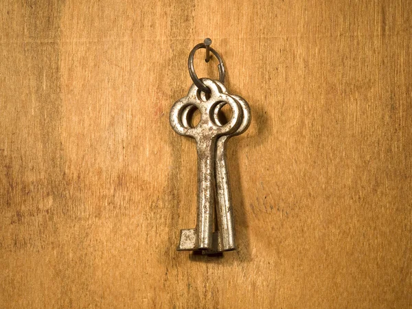 Two rusty keys. — Stock Photo, Image