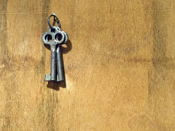 Två gamla nycklar. — Stockfoto