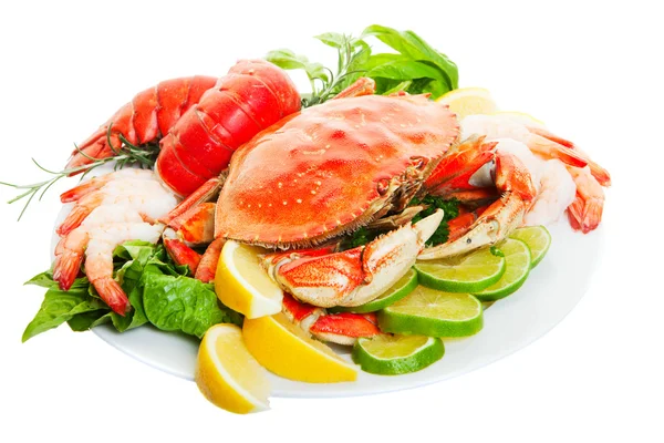 Crab dinner — Stock Photo, Image