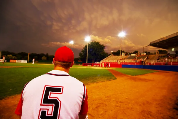 夜野球 — ストック写真