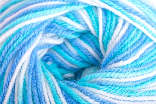 stock image Varicoloured balloon of yarn closeup