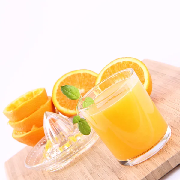 Succo d'arancia fresco — Foto Stock