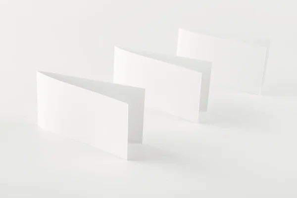 Stock image Blank white business cards