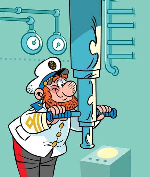 Капітан підводного човна — стоковий вектор