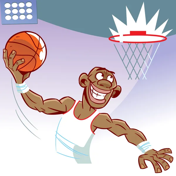 篮球运动员 — 图库矢量图片