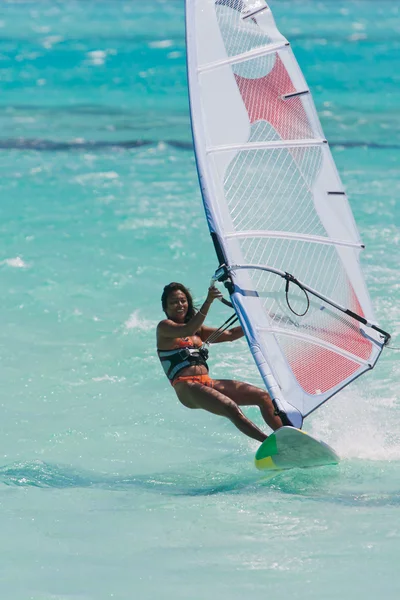 Lagün windsurf — Stok fotoğraf