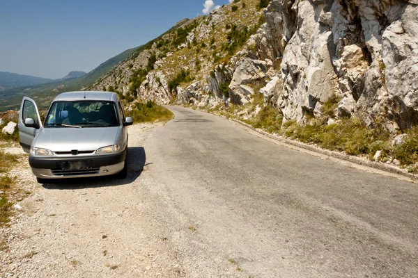 Enge Route - Balkan, Montenegro — Stockfoto