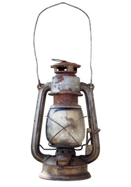 Old kerosene lantern clipart