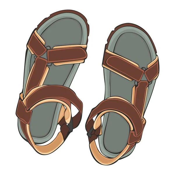 Chaussures d'été — Image vectorielle