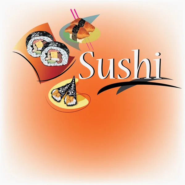 Sushi und traditionelle japanische Küche — Stockfoto
