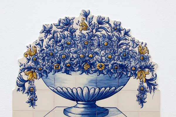 Португальська-мозаїка azulejos Стокове Фото