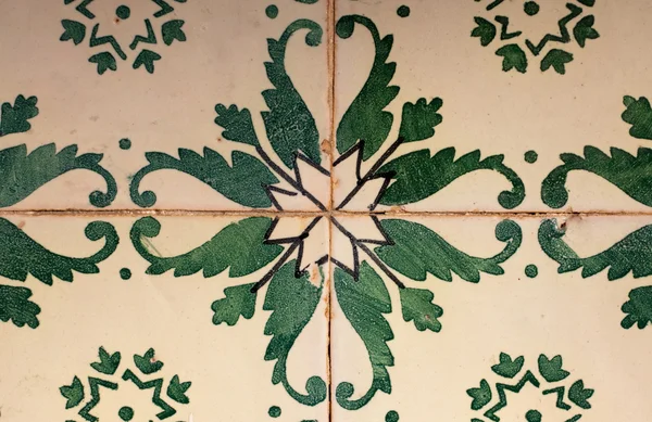 Yeşil Portekizli Mozaik — Stok fotoğraf