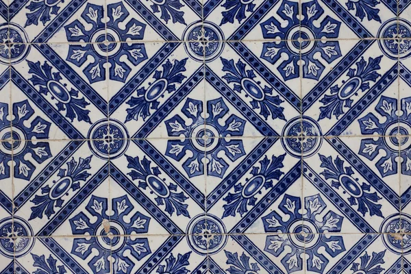 Португальська-мозаїка azulejo Стокова Картинка